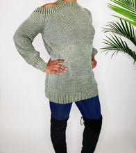 Load image into Gallery viewer, Cold Shoulder | Oversized Sweater
