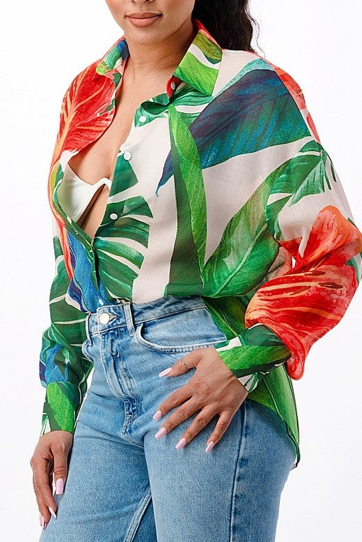 Miami Vice| Oversized Shirt